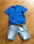 Jack & Jones Мъжки нови къси дънки и тениска, снимка 3