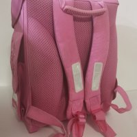 Анатомична раница herlitz, ученическа чанта, цвят: розов, снимка 8 - Раници - 33932319