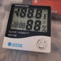 Synic часовник/влагометър и термометър НОВО, снимка 4 - Други - 44304281