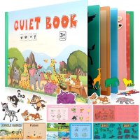  QUIET BOOK Монтесори книга за деца , снимка 7 - Образователни игри - 41808918