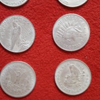 колекция от стари американски доларови монети-реплика, снимка 12 - Нумизматика и бонистика - 41698427