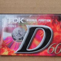 Касетка ''TDK D-60", снимка 1 - Аудио касети - 44403661