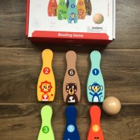 Детски дървен боулинг Tooky toy, снимка 1 - Игри и пъзели - 39463465