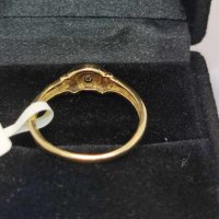 Златен пръстен с Брилянт-2.05гр/14кр, снимка 6 - Пръстени - 42733199