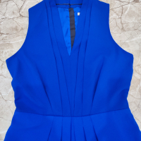 Дамска синя рокля HM, снимка 2 - Рокли - 44795231