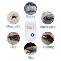 Ултразвуково устройство за прогонване на хлебарки, мишки, насекоми, паяци и комари , снимка 2 - Други стоки за дома - 41591762