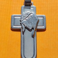 Сребърен кръст, снимка 1 - Колиета, медальони, синджири - 42493116