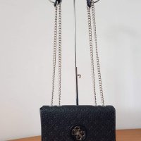 Луксозна Черна чанта  Guess  код SG-F19, снимка 7 - Чанти - 41863339