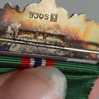 норвежки сребърен медал с маркировка , снимка 3 - Антикварни и старинни предмети - 42138981