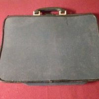 Стара бизнес чанта кожа и плат, снимка 3 - Други ценни предмети - 34388914