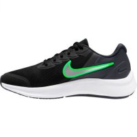 НАМАЛЕНИЕ!!!Спортни обувки Nike Star Runner Черно със зелен акцент №36, снимка 2 - Маратонки - 34537306