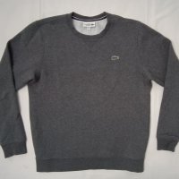 Lacoste Fleece Sweatshirt оригинално горнище M памучен суичър, снимка 1 - Суичъри - 44475171