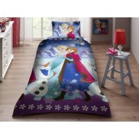 Детски спални комплекти - Ранфорс 100% памук - Замръзналото кралство, снимка 5 - Спално бельо и завивки - 41511455