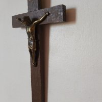Стар кръст , Исус Христос 25х13см, снимка 8 - Други ценни предмети - 41394340