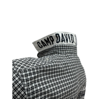 Мъжка риза CAMP DAVID размер S бяла къс ръкав, снимка 2 - Ризи - 44589659