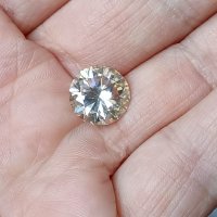 Спешно Уникален Топ 6,7 карата Фенси Златно G-H диамант мойсанит diamond Moissanite, снимка 3 - Други - 35754518