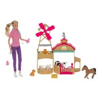  Детска играчка Кукла ветеринар с селскостопански животни, снимка 1 - Други - 44199778