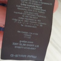 G - Star 3301  Slim Shirt Cotton Mens Size  XL НОВО! ОРИГИНАЛ! Мъжка Риза!, снимка 12 - Ризи - 44513621