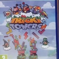  Tricky towers /Тетрис/ - двойна игра, отлично състояние, снимка 1 - Игри за PlayStation - 33767287