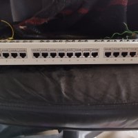 Пач панел за шкаф 19" FTP 24x порта, Cat.5, снимка 2 - Мрежови адаптери - 42187898