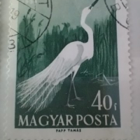 Красива колекция 3 бр. пощенски марки с птици Унгария 1959 г., снимка 3 - Филателия - 44750334