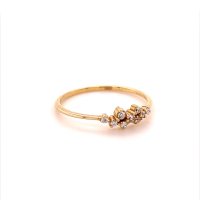 Златен дамски пръстен 1,07гр. размер:56 14кр. проба:585 модел:16577-3, снимка 3 - Пръстени - 40606121