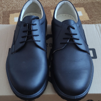 Обувки черни официални кожени мъжки, снимка 4 - Официални обувки - 44919730
