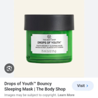 The body Shop нощна маска за лице Drops of youth, снимка 2 - Козметика за лице - 44743268