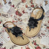 ПРОМОЦИЯ -30% на Дамски сандали Zabaione със стелки от мемори пяна цвят: черен, снимка 2 - Сандали - 41062473