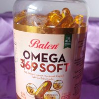 BALEN ОМЕГА SOFT 3 6 9 1380 мг. 200 меки капсули OMEGA, снимка 1 - Хранителни добавки - 44336160