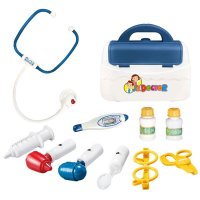 Играчка куфар с докторски инструменти със звук и светлини - 10 части, снимка 1 - Други - 44200102