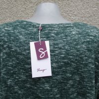4XL Нова туника Sheego с подгъв дантела, снимка 6 - Блузи с дълъг ръкав и пуловери - 42294273