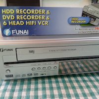 Funai DVD/CD/HDD/VHS , снимка 2 - Плейъри, домашно кино, прожектори - 41570015