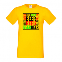 Мъжка тениска Beer Beer Beer Beer,Бира,Бирфест,Beerfest,Подарък,Изненада,Рожден Ден, снимка 8 - Тениски - 36376542