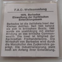 редки монети Барбадос, Гренада, Доминика, Монсерат, Света Лучия 4 долара 1970 - ФАО, снимка 5 - Нумизматика и бонистика - 37527542