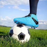 Нови Високи футболни обувки бутонки Мъжки Подарък, снимка 4 - Футбол - 41756279