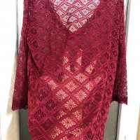 Дантелена блуза , снимка 5 - Блузи с дълъг ръкав и пуловери - 34266306