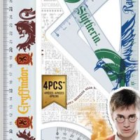Комплект за чертане Хари Потър - Harry Potter, 4 части, снимка 1 - Ученически пособия, канцеларски материали - 41529157