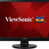 ViewSonic VA2445M-LED, TN панел, Full HD, 5ms, 10 000 000:1, 250cd/m2, снимка 1 - Монитори - 42311397
