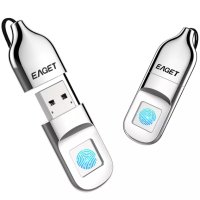 EAGET флаш памет с пръстов отпечатък USB 2.0 64GB, снимка 1 - USB Flash памети - 41706377
