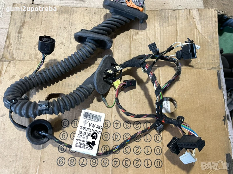 Окабеляване Предна Дясна Врата 7P5971162AG Porsche Cayenne 3.0D 92A/EG22/2012, снимка 1