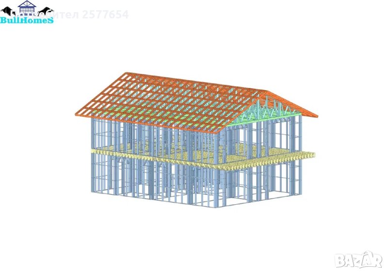 Къща,Преместваема къща,Сглобяеми къщи,Модулни,Жилищни-218,9м², снимка 1