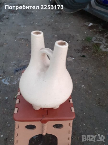 Соц.керамична ваза от соц.време, снимка 1