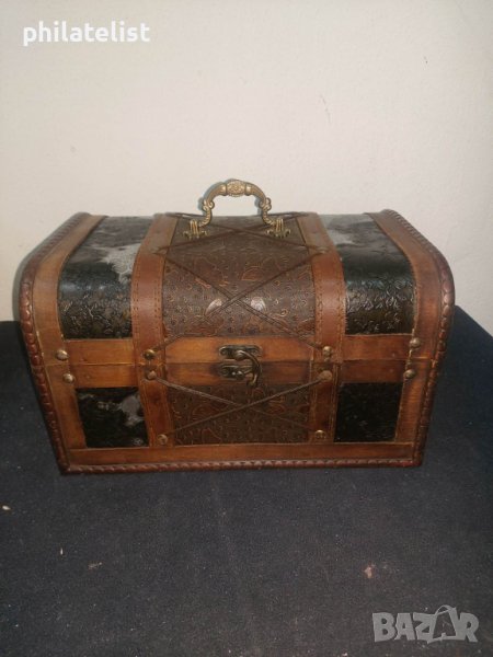 голяма дървена кутия, снимка 1