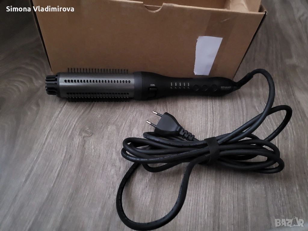 Електрическа четка за къдрене на коса Revamp, BR-1500-EU, снимка 1