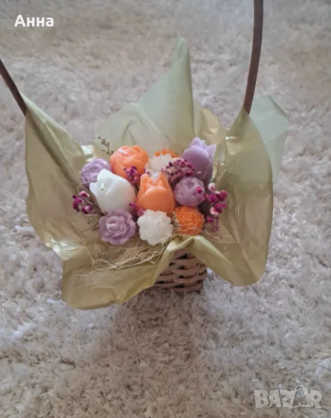 Букети от соеви свещи!, снимка 1