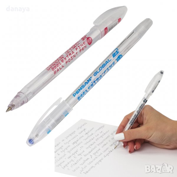 2346 Офис химикал тънкописец PENSAN, 0.5mm, три цвята, снимка 1