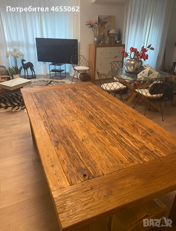 Масивна маса за хранене, снимка 1