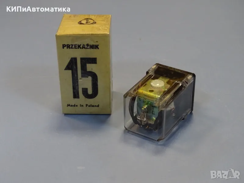 Реле електромагнитнo RELPOL R15 48VDC 3PDT - 3NO+3NC Lumel relay, снимка 1