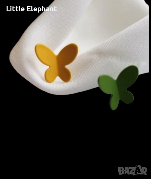 Сребърни обеци пеперуди,coloured,колекция"Butterflies"/нови, снимка 1